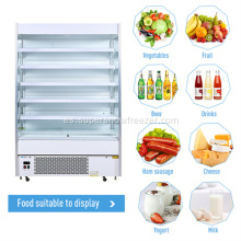 Refrigerador de fruta comercial vertical de vegetales